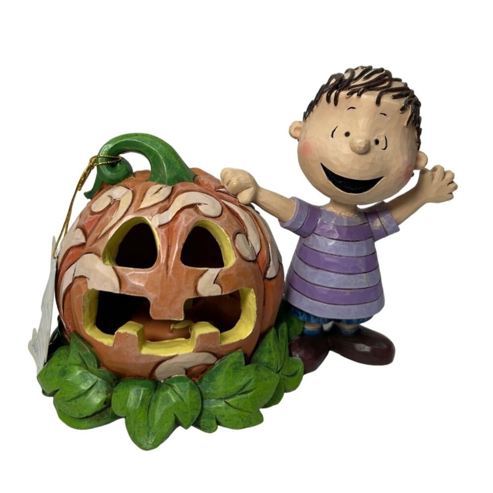 PEANUTS 2015 Jim Shore Oh Great Pumpkin Linus Figurine 4045887 Halloween